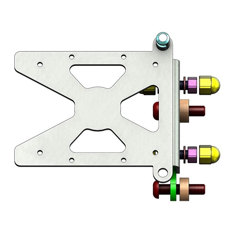 Support de plaque latéral Harley-Davidson FXFB FAT BOB 107